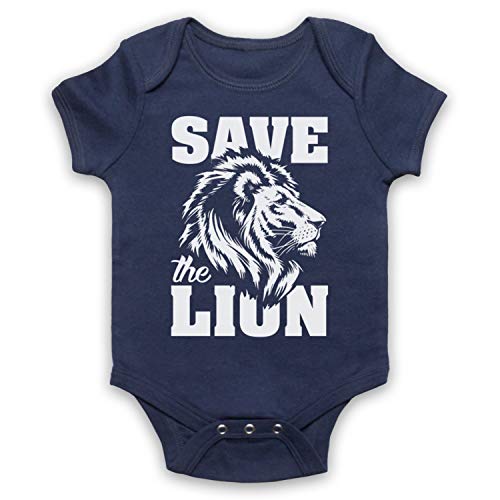 Bodys bébé en coton doux Save The Lion contre les irritations