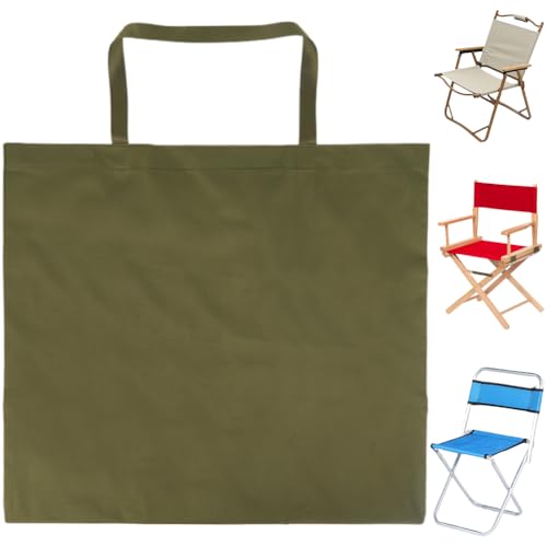 GORGECRAFT Bolsa de Repuesto para Silla Plegable de Camping de 83x 64cm Bolsa de Transporte Y Almacenamiento Liviana Tela Oxford Verde para Silla de Playa Silla de Gravedad Cero Silla de Director