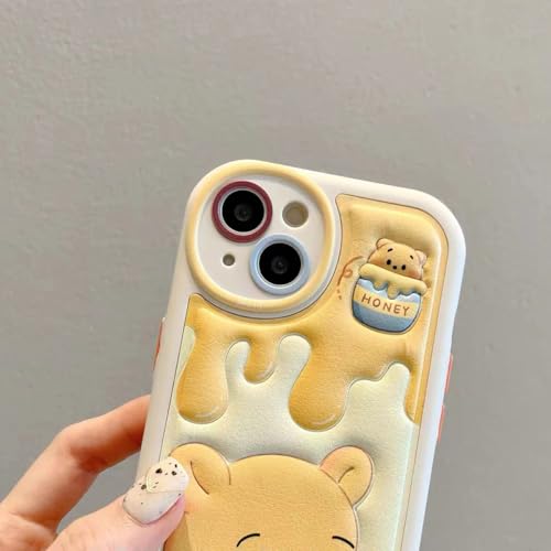 NATEROSO Compatible with iPhone 11 Cute Case, Kawaii Phone Case TPU Leather Cute Bear Cartoon case Soft Rubber Shockproof Protective for iPhone 11 Case Cover for Women Girls by NATEROSO - Used condition - Image 7