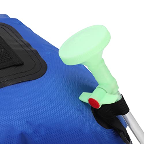 Herchr Portable Solar Shower Bag 5 Gallons/20L Camping Shower Bag With Removable Hose And On Off Switchable Shower Head, Blue #TOP6