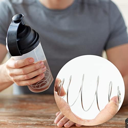 2 PCS Stainless Steel Bottle Mixer Ball Wire Whisk Ball Shaker Milkshake Protein Shaker Ball Whisk Blender Mixing Ball 304 Stainless Steel Shaker Ball