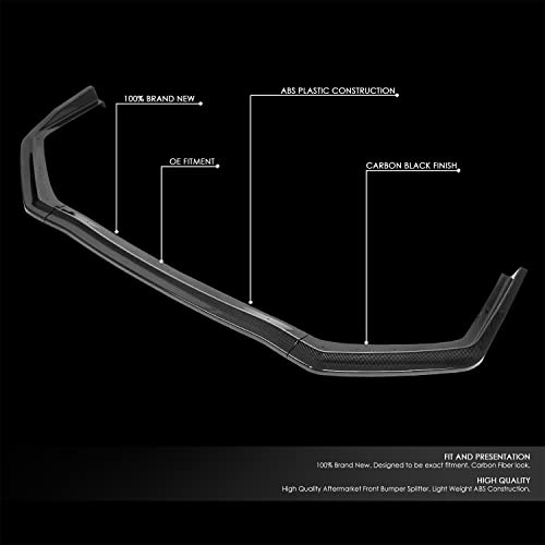 DNA MOTORING 3Pcs CS-Style Front Bumper Lip Compatible with 15-20 Subaru WRX/STI Sedan, ZTL-Y-0279 - Thumbnail 2