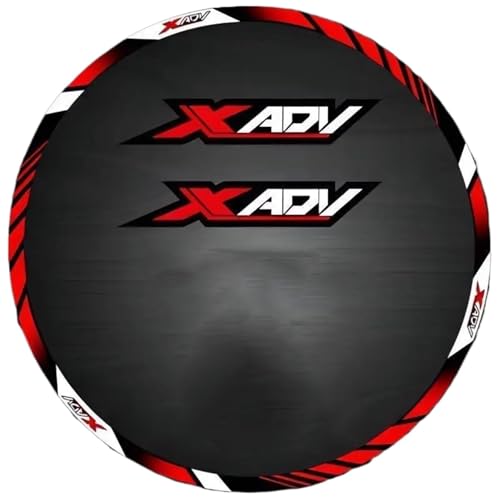 Bande Réfléchissante De Jante XADV750 Autocollant Modification Roue Rosso de Qualité