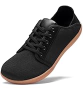 HEEZ Mens Wide Toe Barefoot Shoes 2 in 1 Slip on Mules and Breathable Sneakers for Men Lace Up Co...