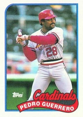 Amazon.com: 1989 Topps #780 Pedro Guerrero