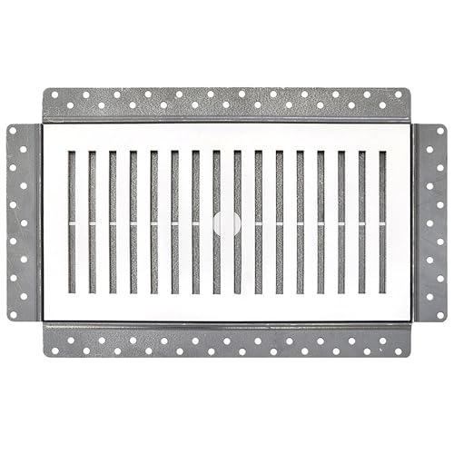 Best 6″ x 12″ Invisagrille Removable Wall & Ceiling Supply Magnetic Vent Cover, Triple Fiber Reinforced Cement Board Grill, HVAC Paintable Vent Cover with Impact Resistant Primer, BA-IG-MAG-S-FBA