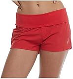 Body Glove Women's Standard Smoothies Seaside Solid 2' Vapor Boardshort, True RED, Large