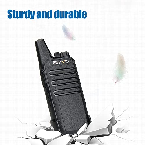 Retevis Rt22 Walkie Talkies With Earpiece, Two Way Radios Long Range, Mini Walkie Talkie Rechargeable For Adults,Key Lock,Vox Handsfree, For Family Hunting Camping Hiking Skiing (4 Pack, Black) #TOP6