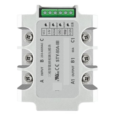 Relais à semi-conducteurs de puissance à thyristor et régulateur triphasé haut de gamme