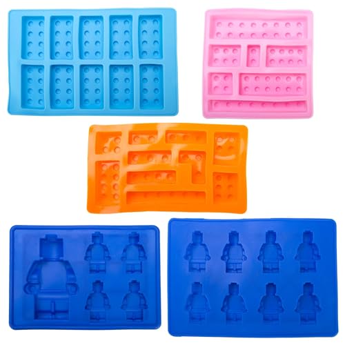 Minifigure Multi Building Blocks Ice Cube Trays...