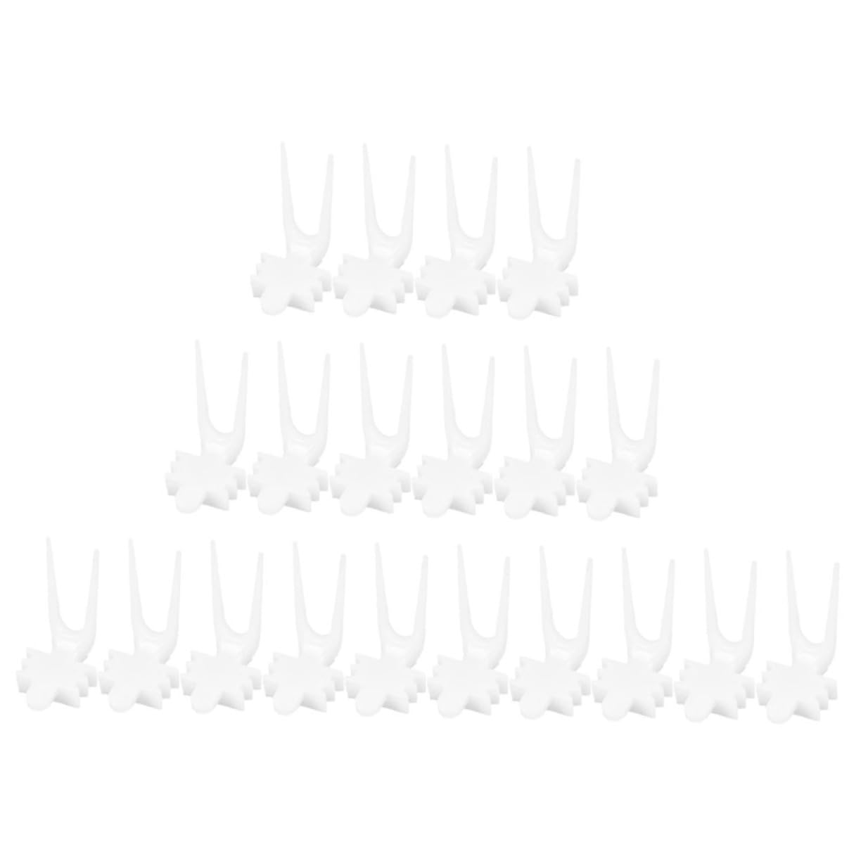 BESPORTBLE 20pcs Parrot Food Forks Versatile Bird Fruit Skewers for Birds Animals Easy to Install Promotes Healthy Eating Digestion Practical for Cage Use