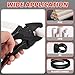 Resze Ratcheting PVC Pipe Cutter, Heavy Duty Pipe Cutter Tool, Cuts up to 1-1/2 Inch (40mm) PVC PEX PPR PE Plastic Pipes, Pipe cutter, PVC Cutter, HVAC Tools,Suitable for Home and Plumbing Repairs