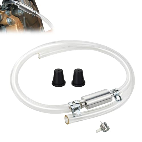 Pricyru Brake Bleeder Hose - One Way Check Valve Tube Bleeding Tool Kit, Brake Bleeder for Hydraulic System Bleeding Car Motorcycle Clutch (1PCS)