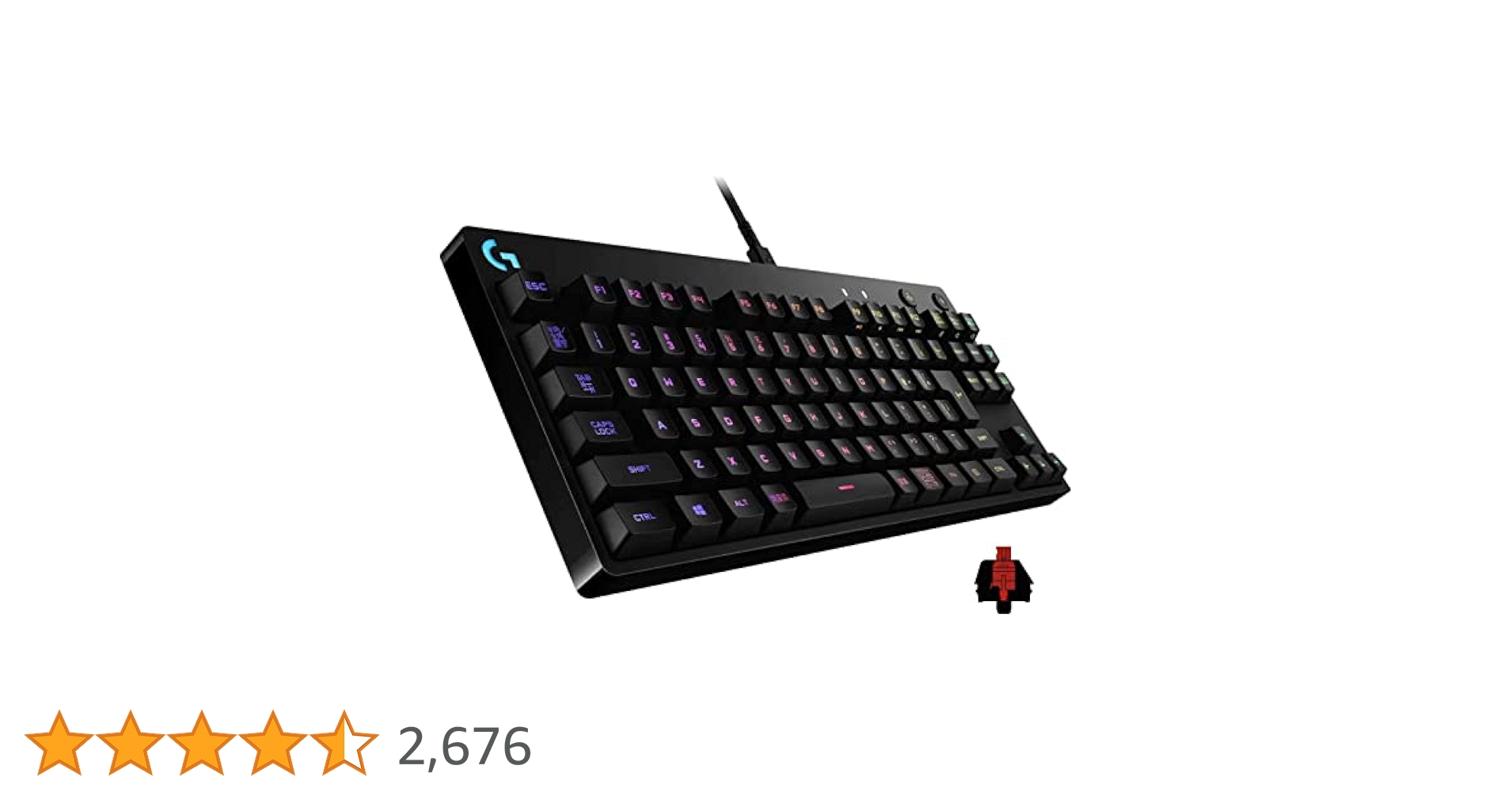 G PRO メカニカルキーボード 赤軸　G-PKB-002LNd Amazon.co.jp: 【Amazon.co.jp限定】 Logicool G PRO ゲーミング