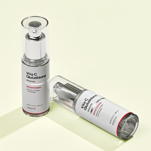 EUNYUL Vita C Glutathione Brightening Ampoule (1.69 fl. oz / 50ml) – Korean Brightening Serum for Dull Skin & Uneven Tone Care, Lightweight Facial Ampoule