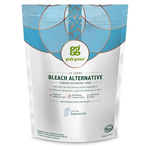 Grab Green Bleach Alternative Pods, 24 Loads (Pack of 2) Cover
