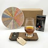 Barrel-Art Whiskey Coaster with Glencairn