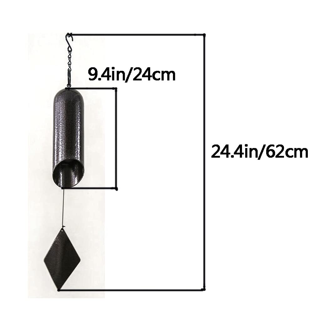 Carillons éoliens Vents de fonte à la main carillons de jardin décor de jardin en métal suspendu vent cloche extérieure décoratif décoratif ajustement apaisant cadeau de mélodie Décoration idéale