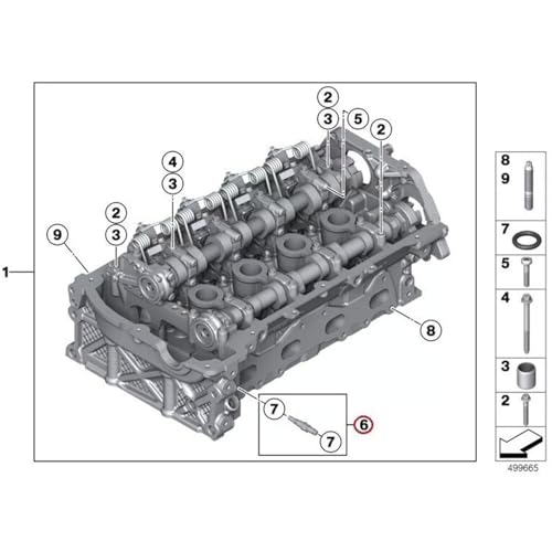 Vdaxvme Engine Cylinder Coolant Connector For F20 F30 118i 316i 11537600590 Ensures Leak Frees Vehicle Cooling Systems - Thumbnail 4