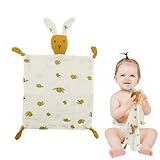 Ideal Option: Häschen-design baby schmusetuch zur geburt für neugeborene. Sind tolle wesentlich für die besten babypartys, Ostern, Weihnachten, Thanksgiving (Pflege: Dieses produkt wird nicht für die maschinenwäsche empfohlen, bitte vorsichtig von hand waschen, verwenden sie es nach dem trocknen für ihr baby)