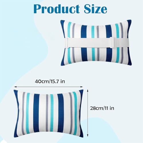 Coussin de tête pour chaise longue imperméable et réglable - 5