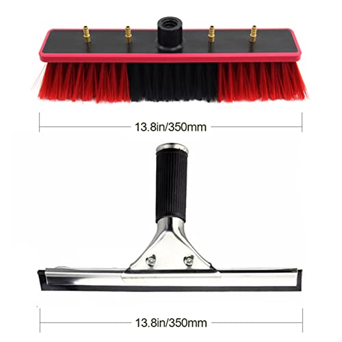 Kit de cepillo de limpieza ajustable y barra de extensión para paneles solares y ventanas 7