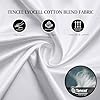 Beautyrest White Feather Down Mattress Pad King Size - 233 Thread Count Tencel/Cotton Blend Featherbed Cover with Elasticized Anchor Bands Mattress Pad