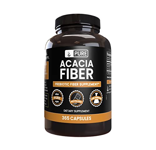 Pure Original Ingredients Acacia Fiber (365 Capsules) No Magnesium Or Rice Fillers, Always Pure, Lab Verified Pure Original Ingredients Acacia Fiber (365 Capsules) No Magnesium Or Rice Fillers, Always Pure, Lab Verified