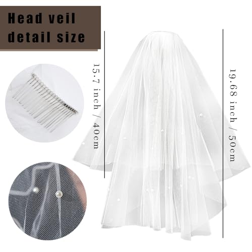 First Communion Veil for Girls,First Communion White Veil and Gloves Set,Girls' First Communion Veils,First Holy Communion Veil for Girls,Flower Girl Veil,First Holy Communion Accessories for Kids2