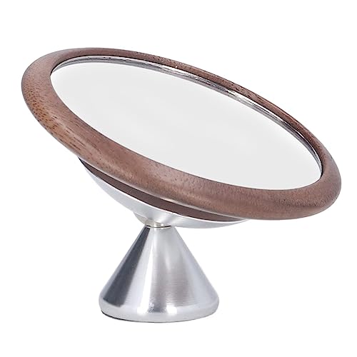 6cm/2.4in Espresso Shot Mirror for Bottomless Portafilter, 360° Rotation Espresso Shot Mirror Magnetic Detachable Mirror for Espresso Flow Rate Observation, Coffee Machine Accessory