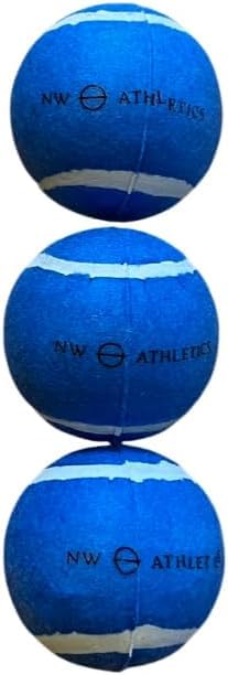 Glow in The Dark Tennis Balls for Dogs Small-Medium Size 3 Pack Blue