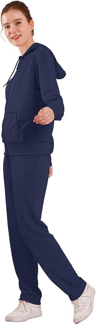 Gary Com 2 Piece Outfits Women's Tracksuit Sets Sweatsuit Long Sleeve Hoodie and Sweat Pants Zip Up Jogger Workout Suit - Image 3
