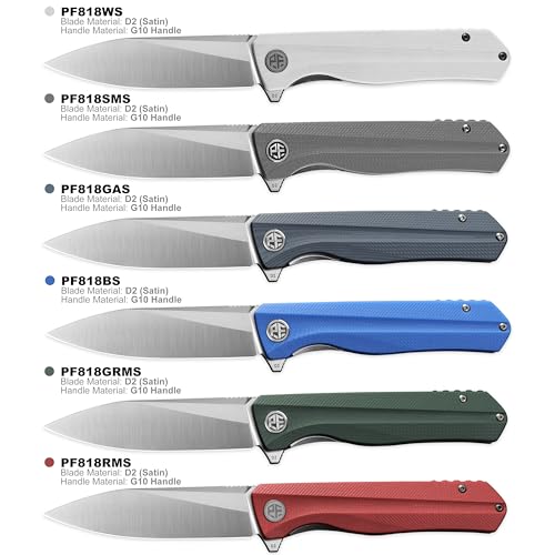 Image of Petrified fish PF818 3.54 inch D2 Steel Satin Blade Pocket Folding knife