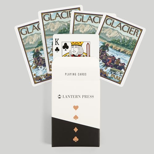 Baraja de póker White Water Rafting, 52 cartas miniatura 6