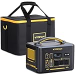 VTOMAN Jump 2200 Portable Power Station 2200W(Peak 4400W) with Carrying Bag- 1548Wh LiFePO4 Solar Power Generator 2200W Constant-Power Battery Powered Generator for Home Backup, RV, Camping