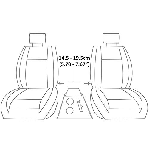 Bracciolo centrale scorrevole, universale, console...
