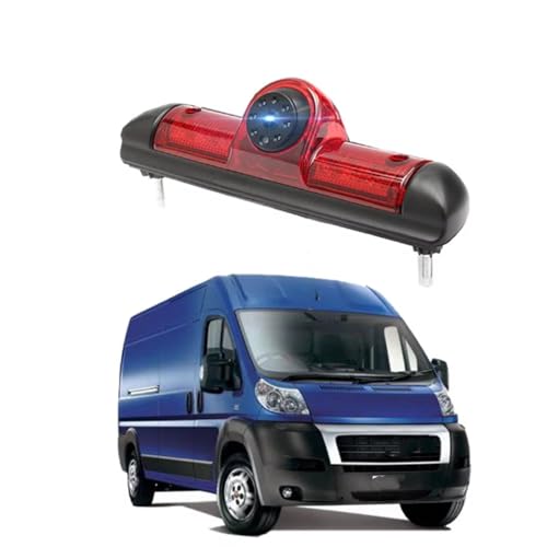 Caméra de recul Fiat Ducato X250 2006 avec feu stop CCD et éclairage LED intégré pour auto