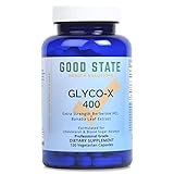 Good State Glyco-X 400 with Berberine HCL (400mg per capsule - 120 veggie capsules total)