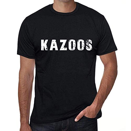 kazoos Mens Vintage T Shirt Black Birthday Gift 00554 CasualUltrabasic