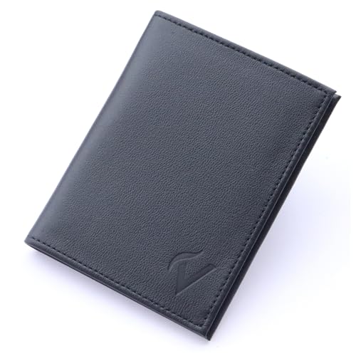 VOLPE Vertical Slim Wallet Genuine Leather For Men and Women4