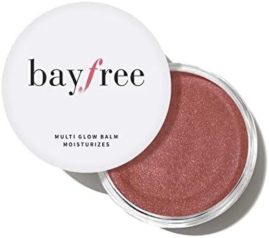 bayfree Mulit Glow Balm, Cream Blush for Cheeks, Blush Balm Face Makeup, Radiant Finish, Hydrating, Creamy, Lightweight & Blendable Color, Vegan & Cruelty-Free Face Balm, 0.63 Oz (Rose Crystal)