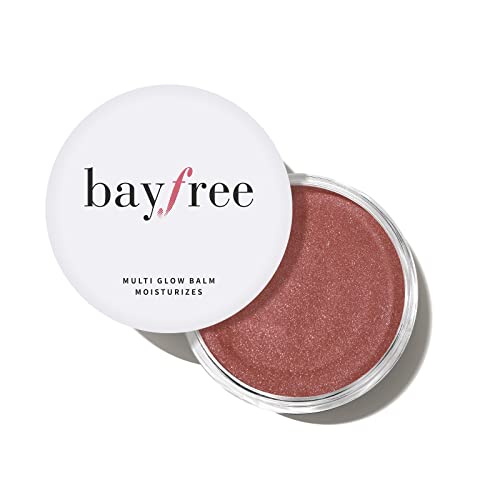 Bayfree Mulit Glow Balm, Cream Blush For Cheeks, Blush Balm Face Makeup, Radiant Finish, Hydrating, Creamy, Lightweight & Blendable Color, Vegan & Cruelty-Free Face Balm, 0.63 Oz (Rose Crystal) #TOP9