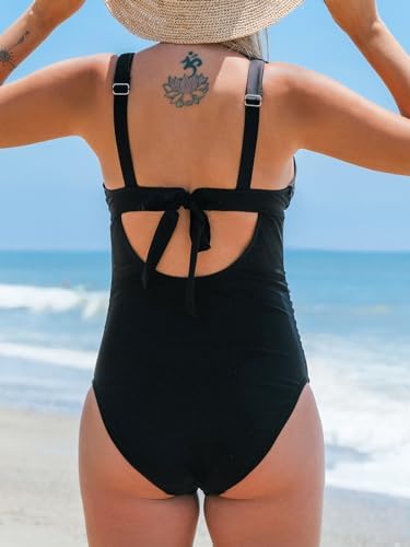 CUPSHE Traje De Bau00f1o De Maternidad Para Mujer Con Cuello En V