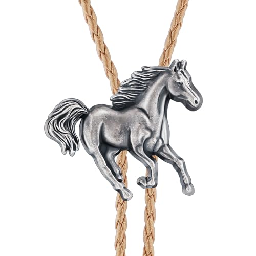 Image of Jeilwiy Bolo Tie for Men, Western Bolero Tie Cowboy Ties Native American Cowgirl Bolo Tie Accessories for Men Women
