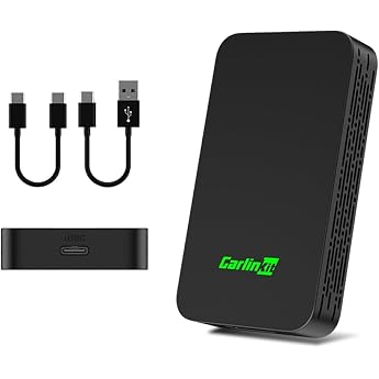 CarlinKit 5.0 Wireless CarPlay/Android Car 2Air Adapter, Original Car Wired to Wireless Function, Car Connected, Insensitive 