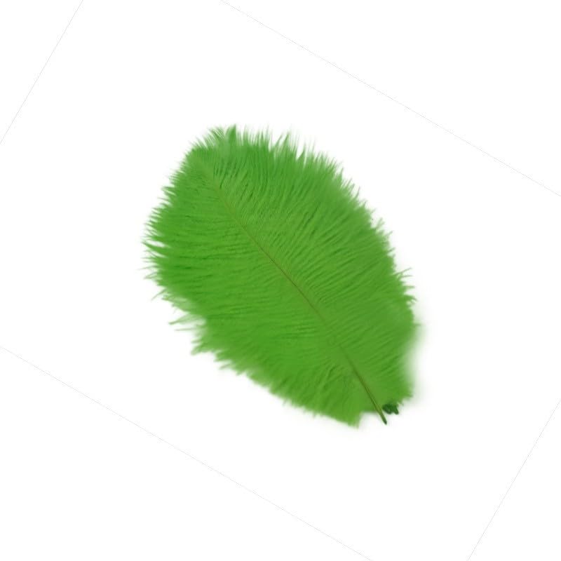Plumas de avestruz azul cielo para arreglos florales sin volumen 4