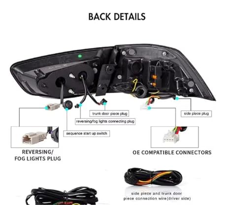 Feu arrière droit Lancer 10 résolvant les défauts d'éclairage avec LED - 3