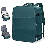 coofay Large Vacuum Backpack Travel with Pump Vacpack Travel Backpack with Vacuum System Compression Backpacks for Travel Easy Vac Pack Carry on Luggage