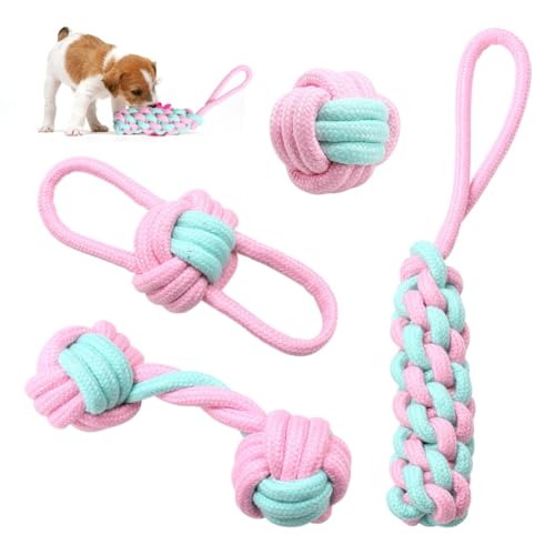 Suatk PetToys Hundespielzeug Set, 4 Stück
