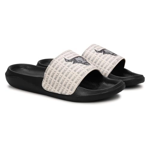 Image of PERY-PAO Sliders for Men | Lightweight Comfortable Boys Slippers | Flip-Flops White | Black | Sea Green | Red